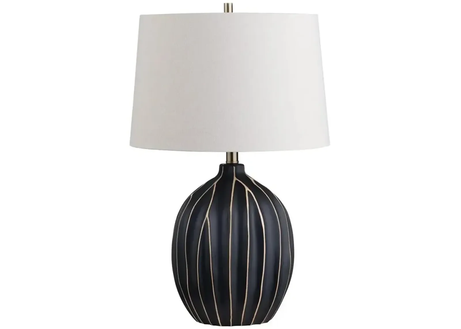 Crestview Collection Evans 26" High Striped Ceramic Table Lamp