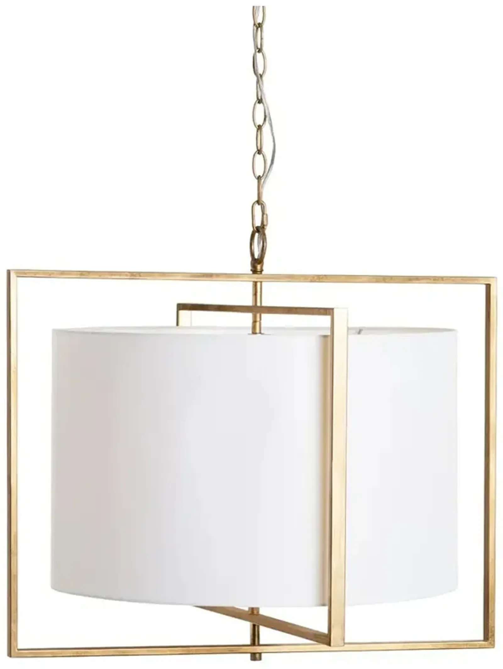 Crestview Collection Fields 5 Light Drum Resin Chandelier