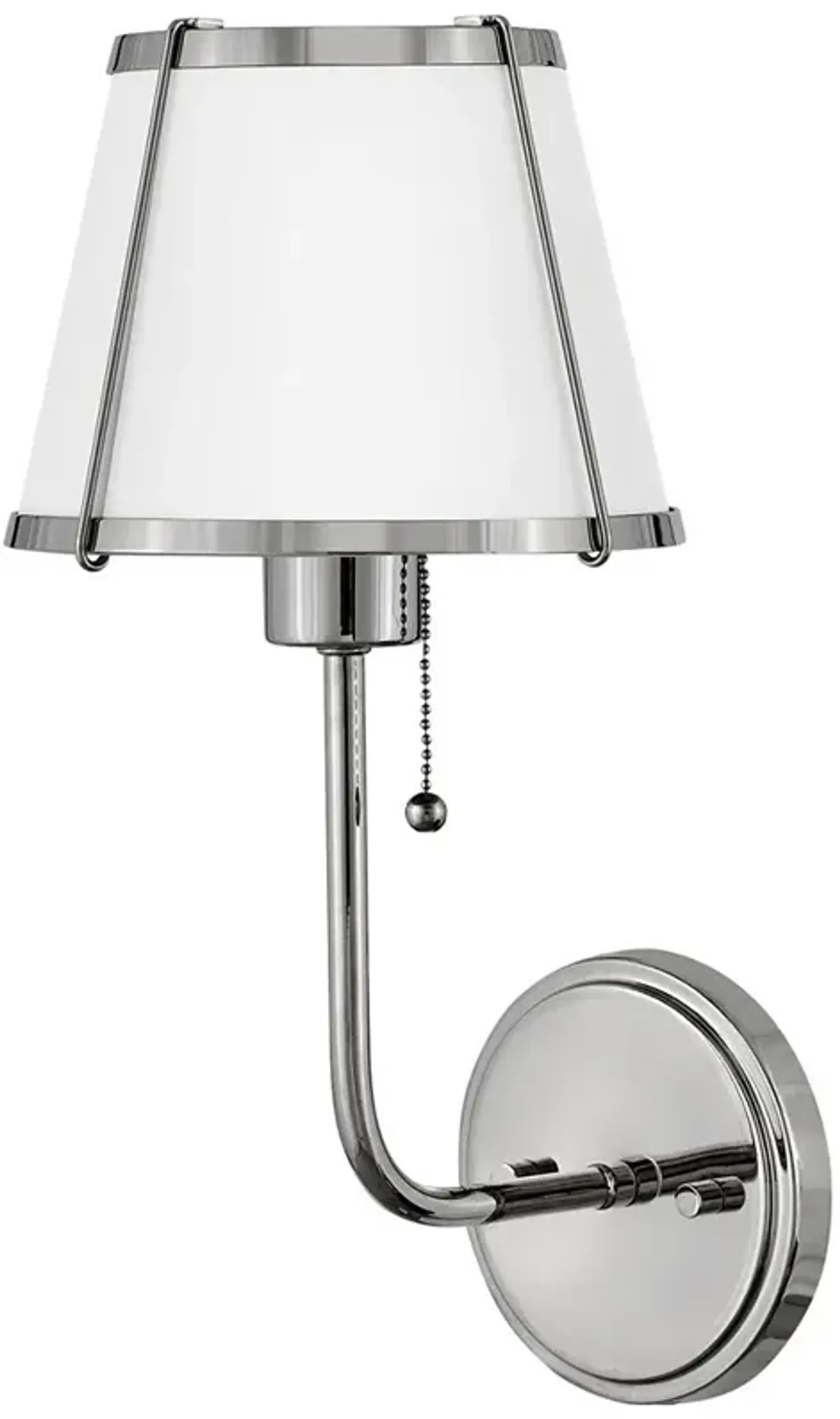 HINKLEY SCONCE CLARKE Single Light Sconce Polished Nickel