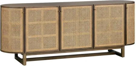 Crestview Collection Domingo Cane Sideboard