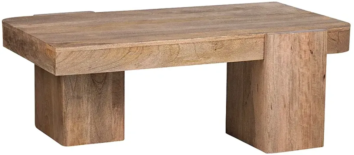 Lafayette 48" Wide Natural Wood Rectangular Coffee Table