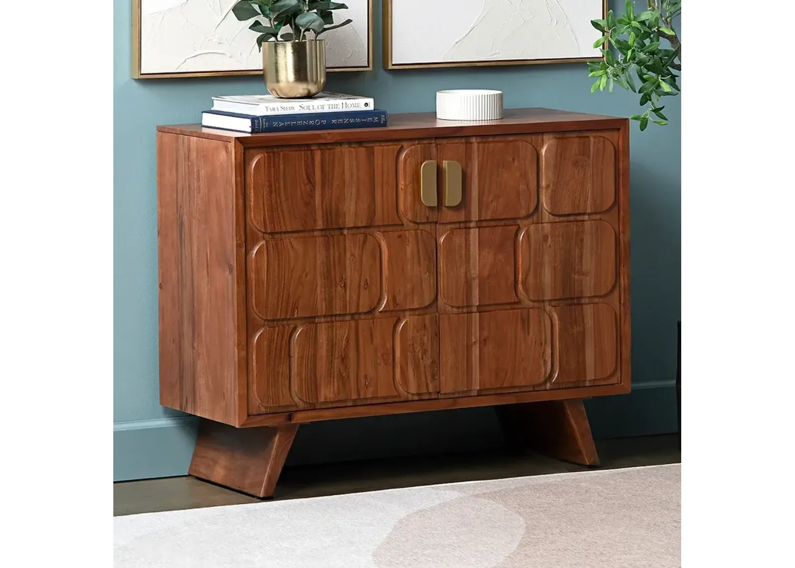 Crestview Collection Cooper Two Door Cabinet