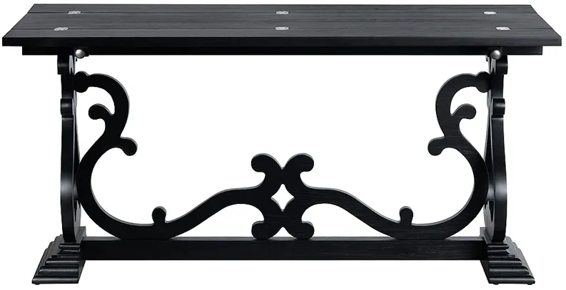 Crestview Collection Ashleigh 60" Wide Flip Out Sofa Table