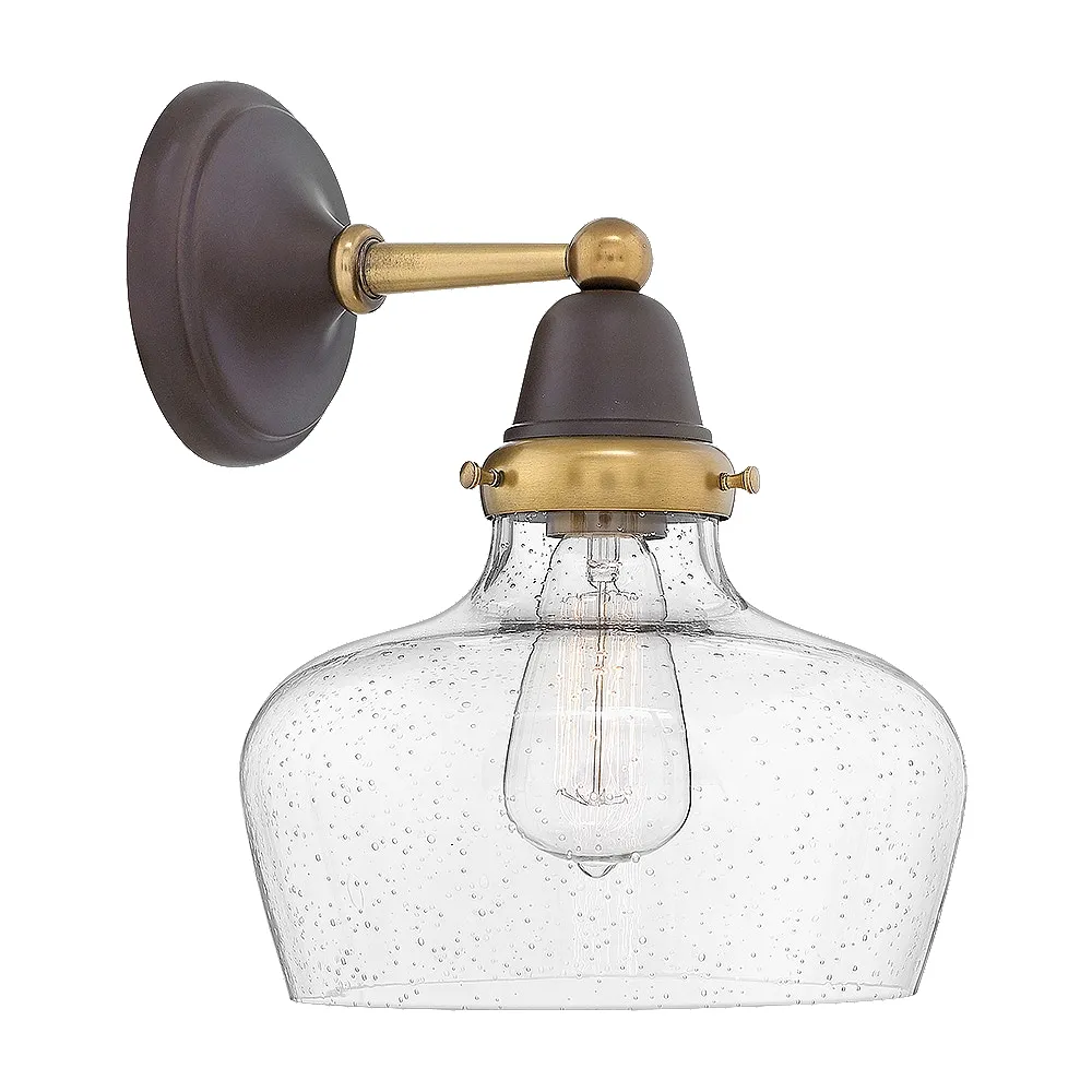 Sconce Academy-School House Glass Single Light Sconce-Oil Rubbed Bronze