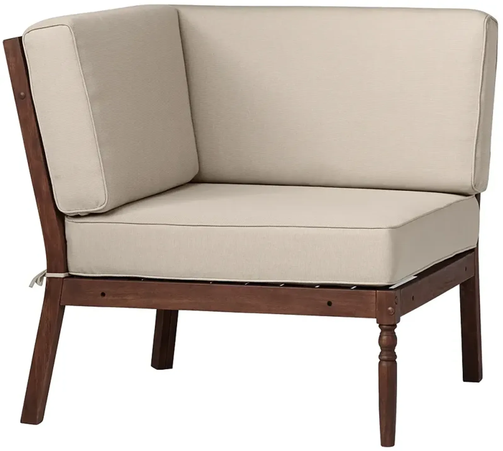 Napa Modular Natural Dark Oil Acacia Corner Chair