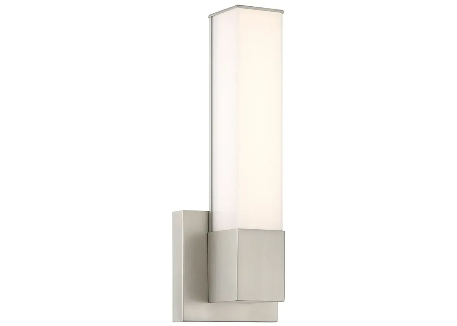 Minka-Lavery Vantage LED Brushed Nickel 14-inch Square Wall Sconce