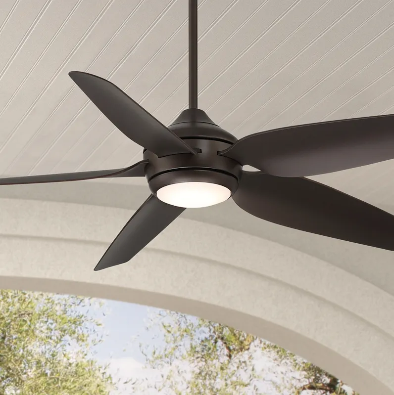 52" Casa Vieja Del Diego Bronze LED Indoor/Outdoor Ceiling Fan