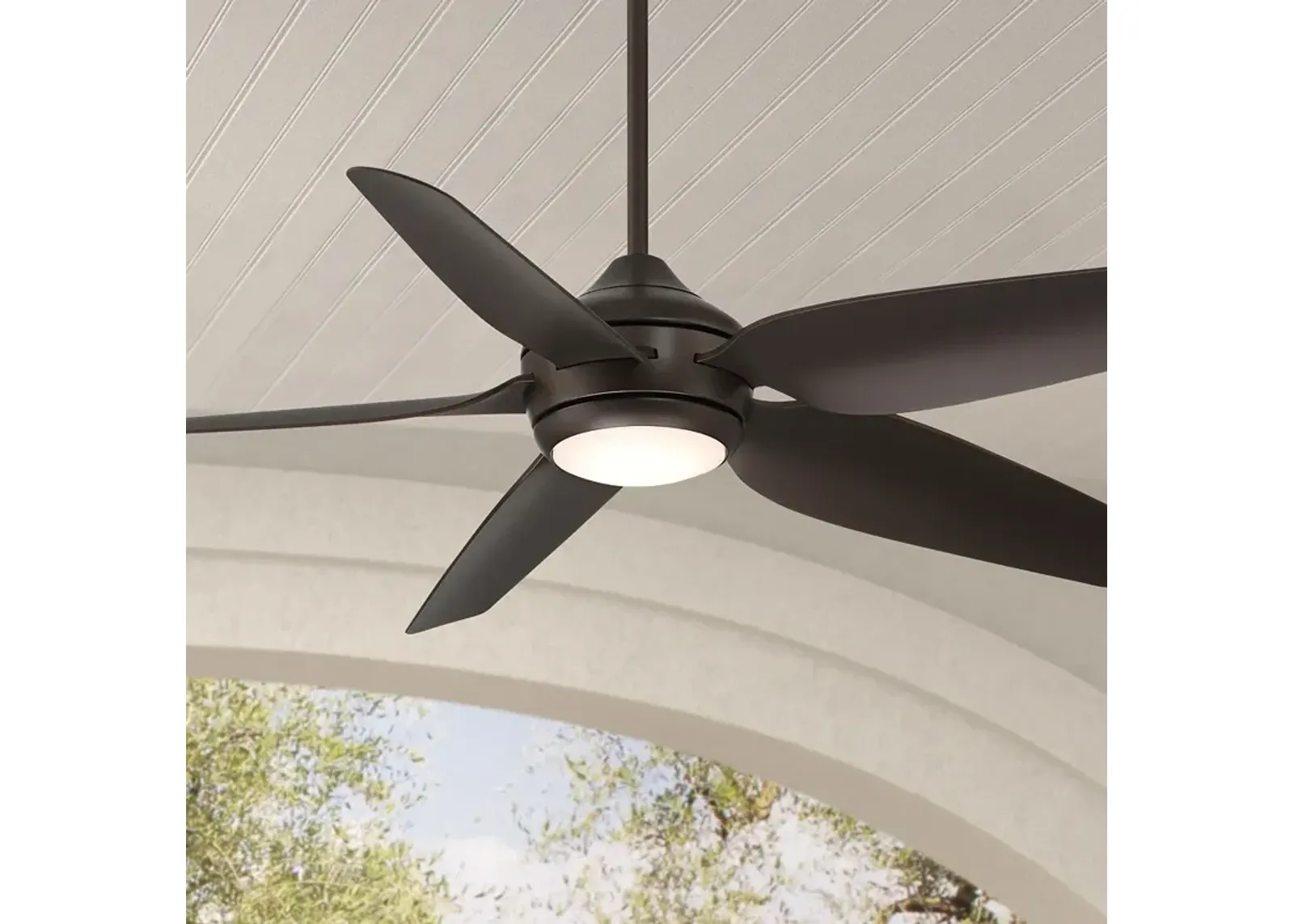 52" Casa Vieja Del Diego Bronze LED Indoor/Outdoor Ceiling Fan