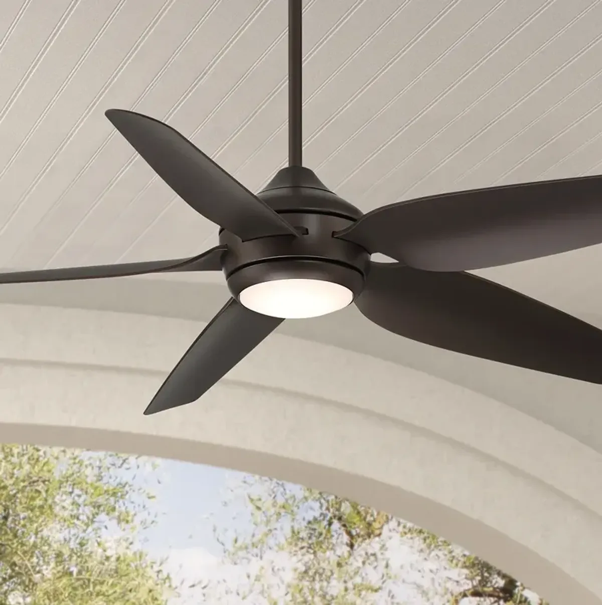 52" Casa Vieja Del Diego Bronze LED Indoor/Outdoor Ceiling Fan