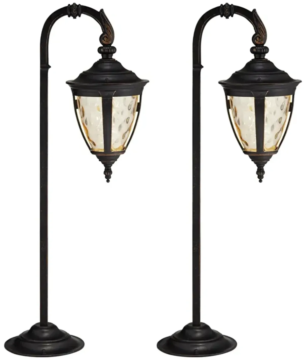 Bellagio 26 1/2"H Bronze Landscape LED Path Lights Set of 2