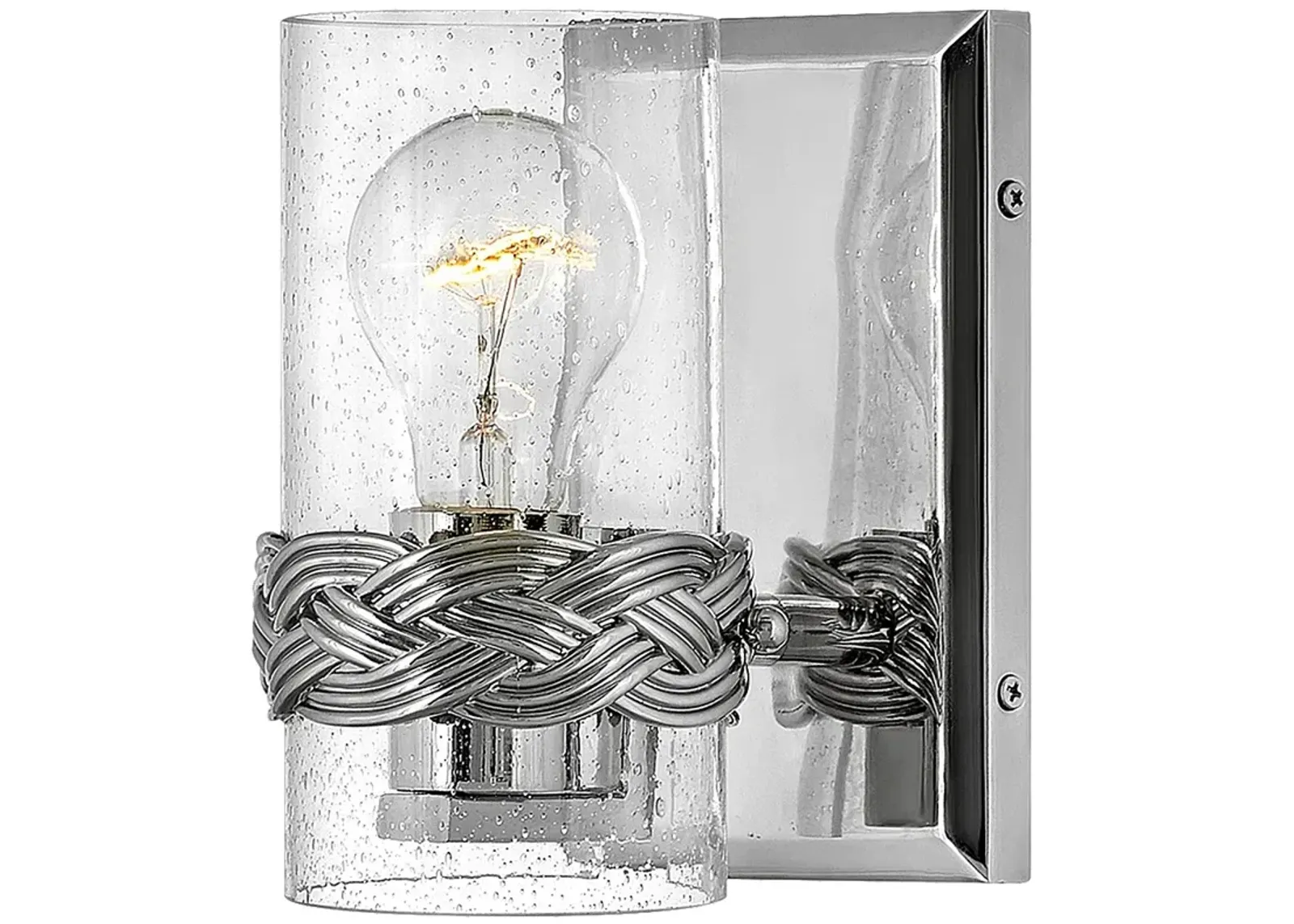 Nevis 7" High Nickel Wall Sconce by Hinkley Lighting