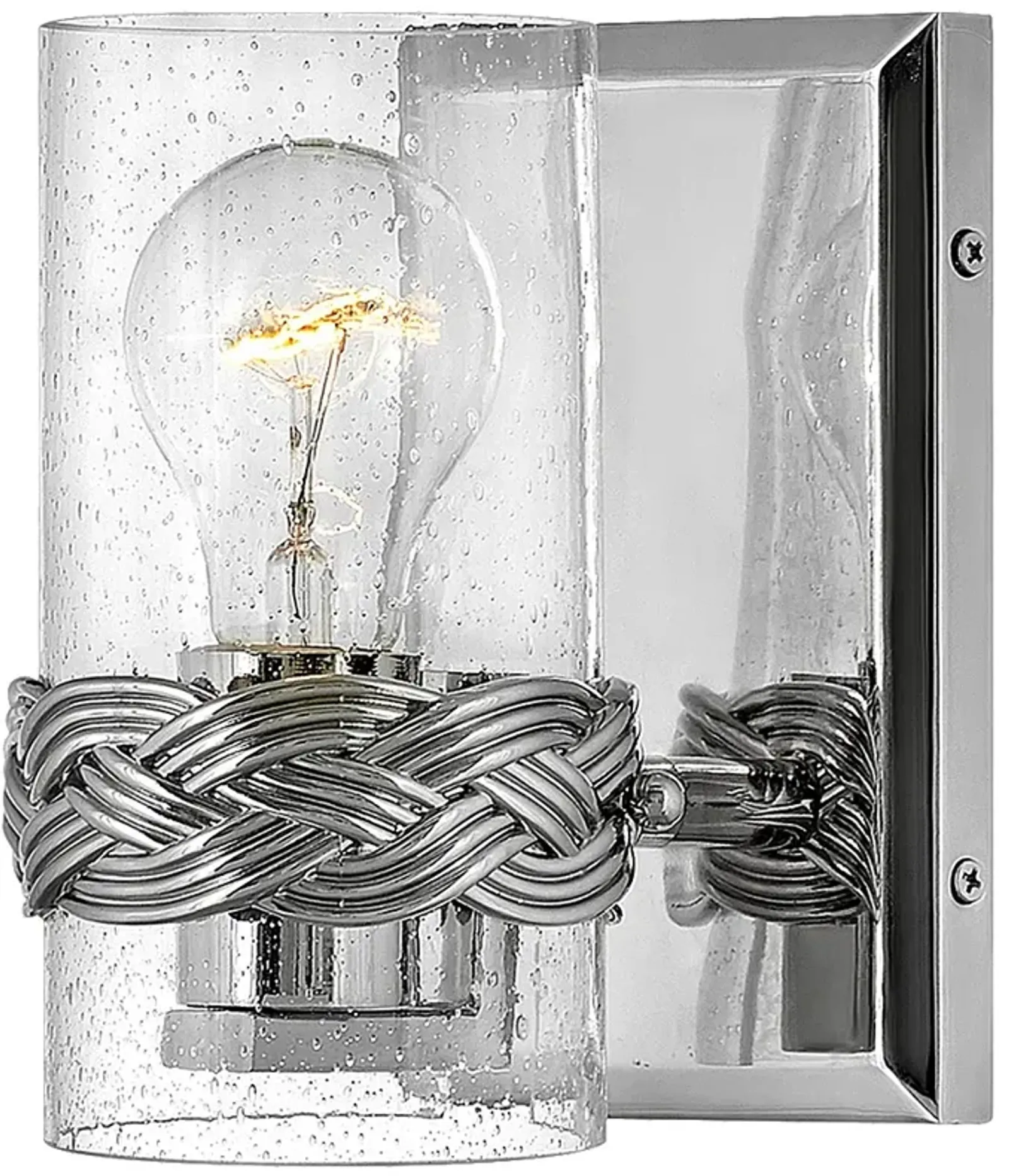 Nevis 7" High Nickel Wall Sconce by Hinkley Lighting