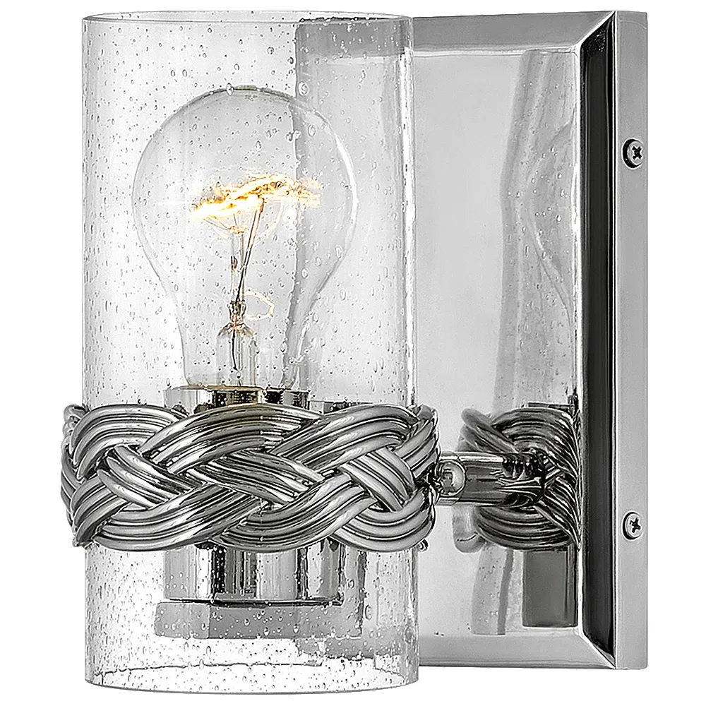 Nevis 7" High Nickel Wall Sconce by Hinkley Lighting