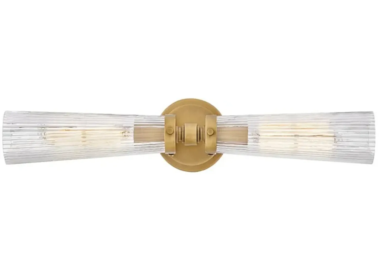 HINKLEY BATH JUDE Large Two Light Vanity Heritage Brass