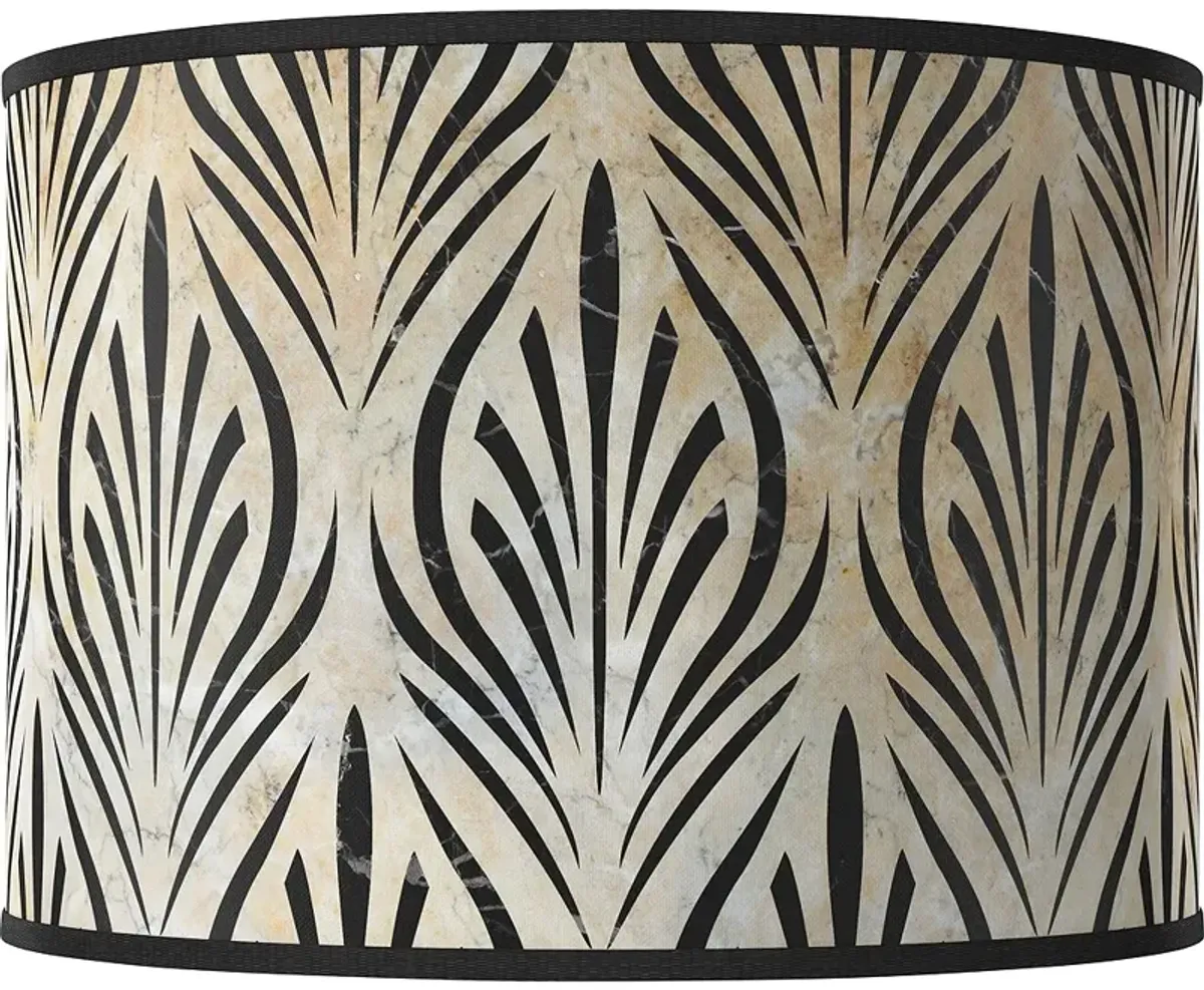 Calathea Gem Giclee Round Drum Lamp Shade 15.5x15.5x11 (Spider)