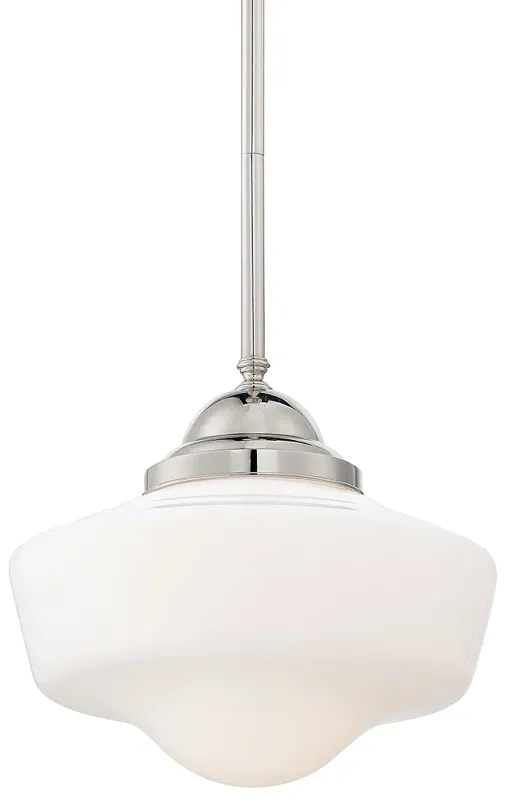 Camino 13 3/4" Wide Polished Nickel Pendant Light