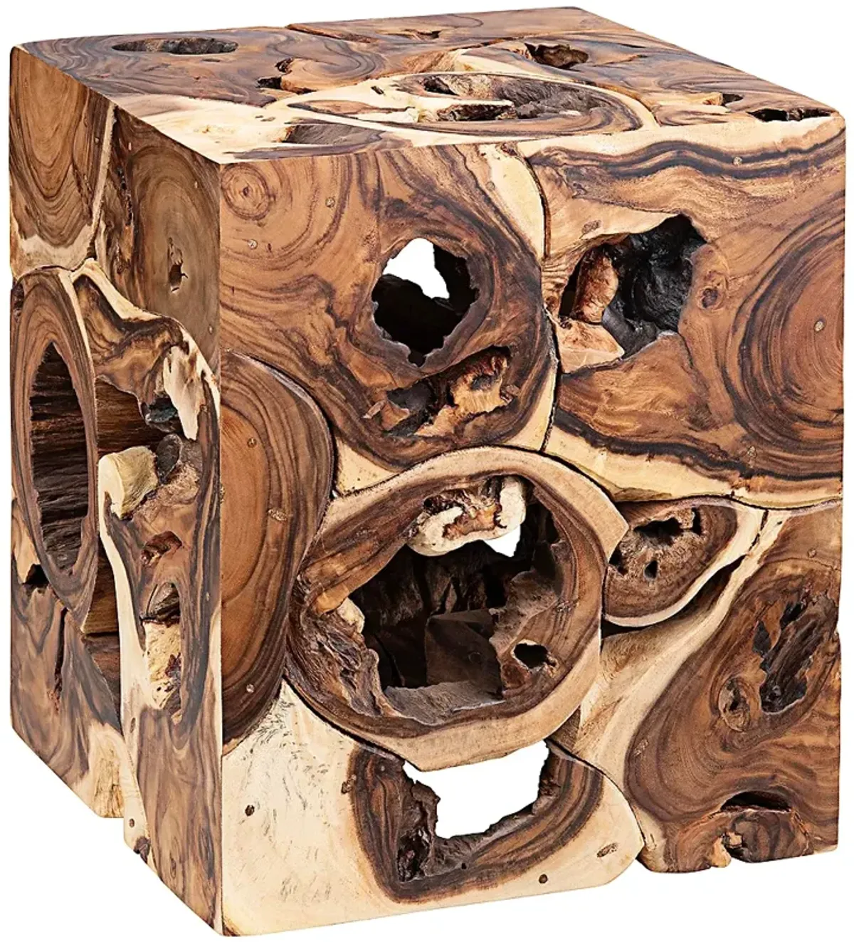 Crestview Collection Borneo Suar 20" Wide Brown End Table