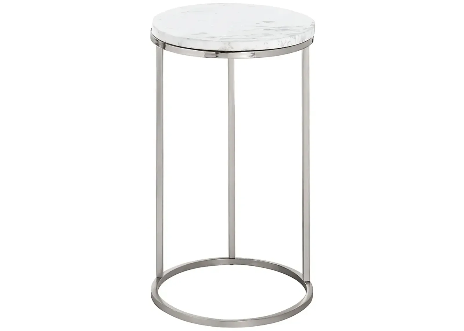 Crestview Collection Cellini Marble C-Table