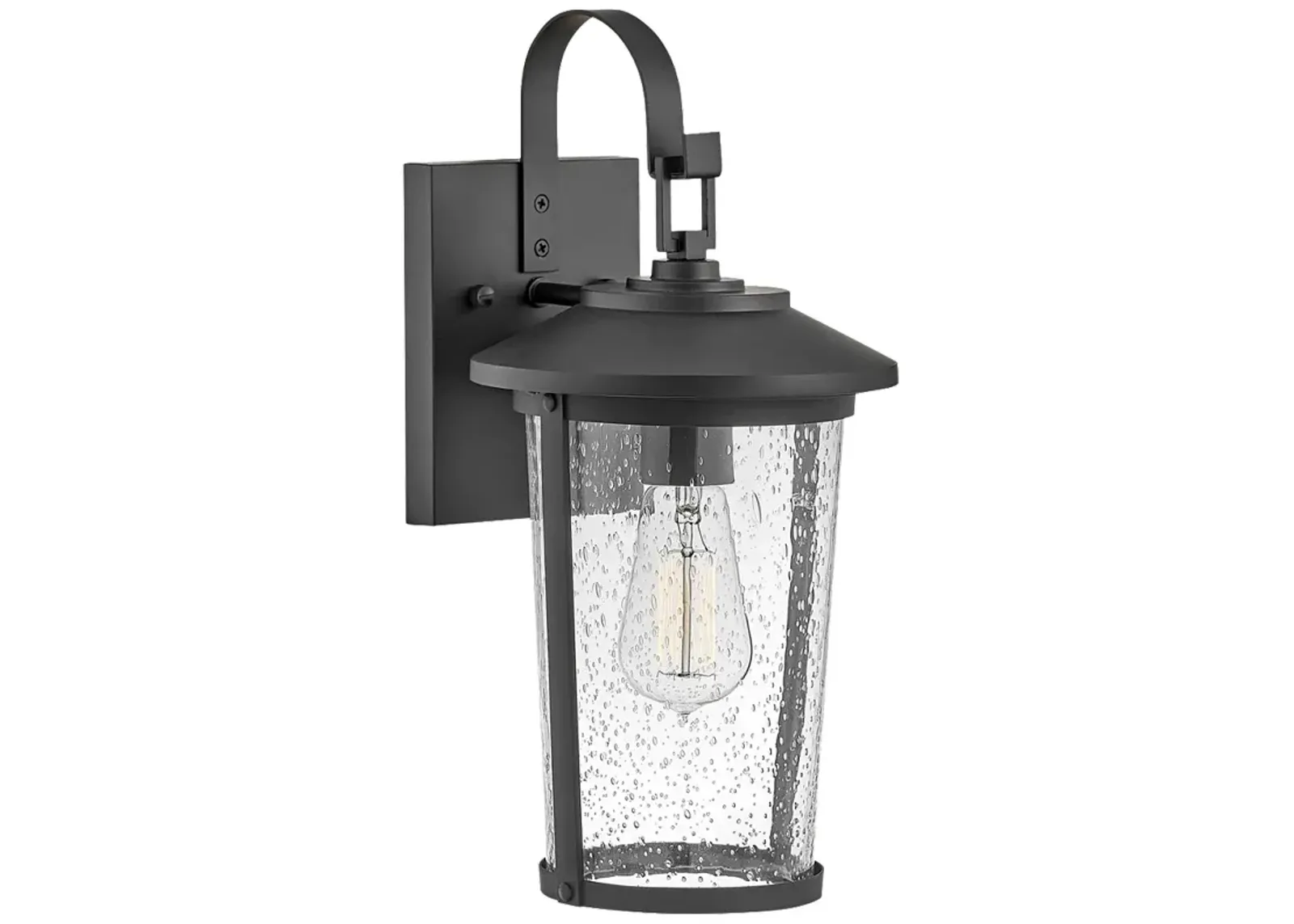 Lark-Banks Outdoor-Small Wall Mount Lantern-Black