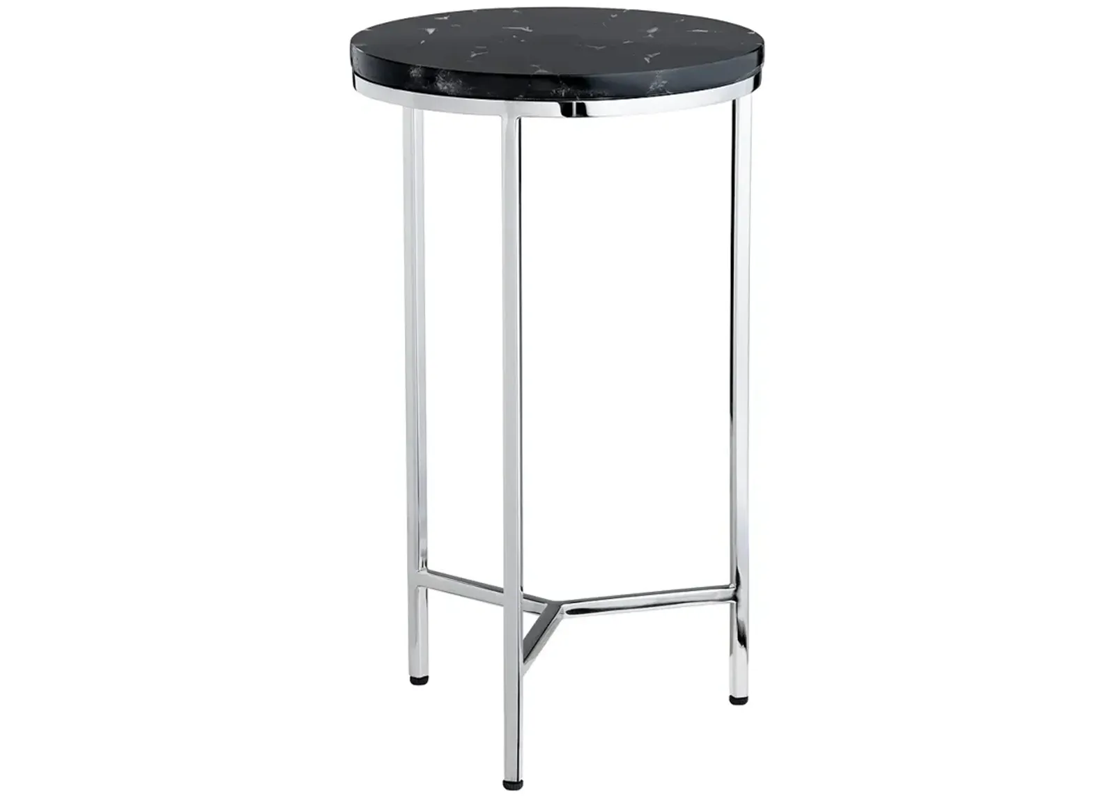 Crestview Collection Obsidian Marble Accent Table