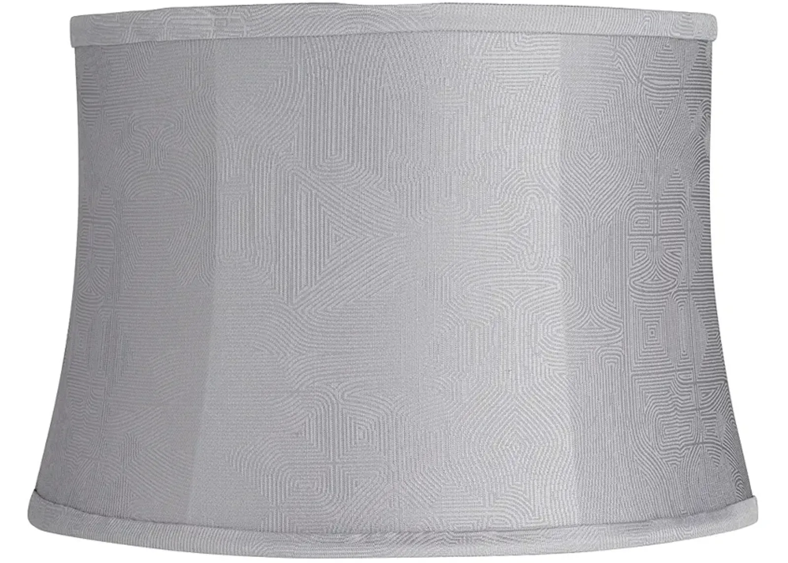 Masqat Gray Softback Drum Lamp Shade 14x16x11 (Spider)