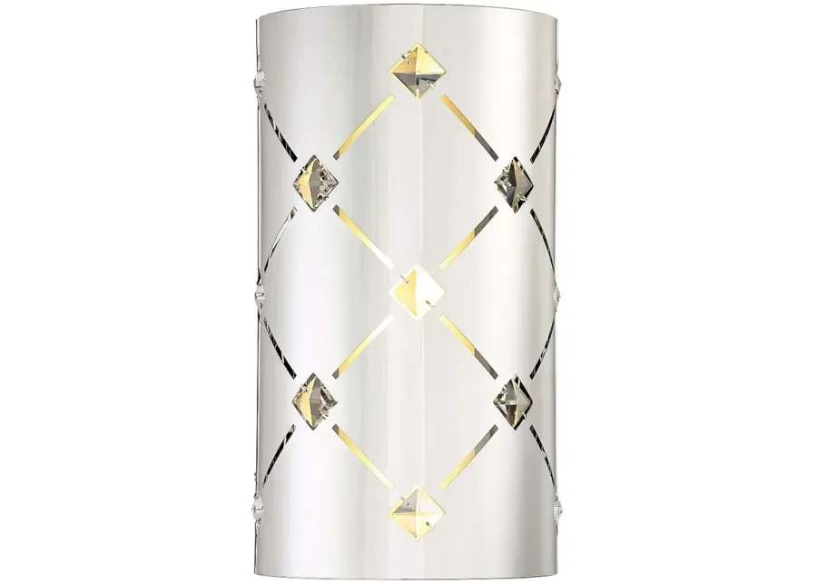 George Kovacs Crowned 12" High Chrome LED Wall Sconce