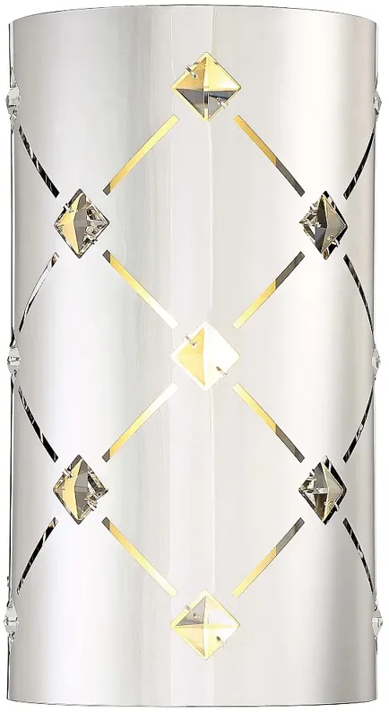 George Kovacs Crowned 12" High Chrome LED Wall Sconce