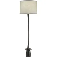 Stiffel Carson Converse Charcoal Floor Lamp