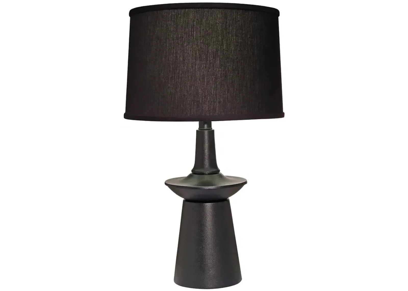 Stiffel Carson 26" Textured Converse Black Modern Table Lamp