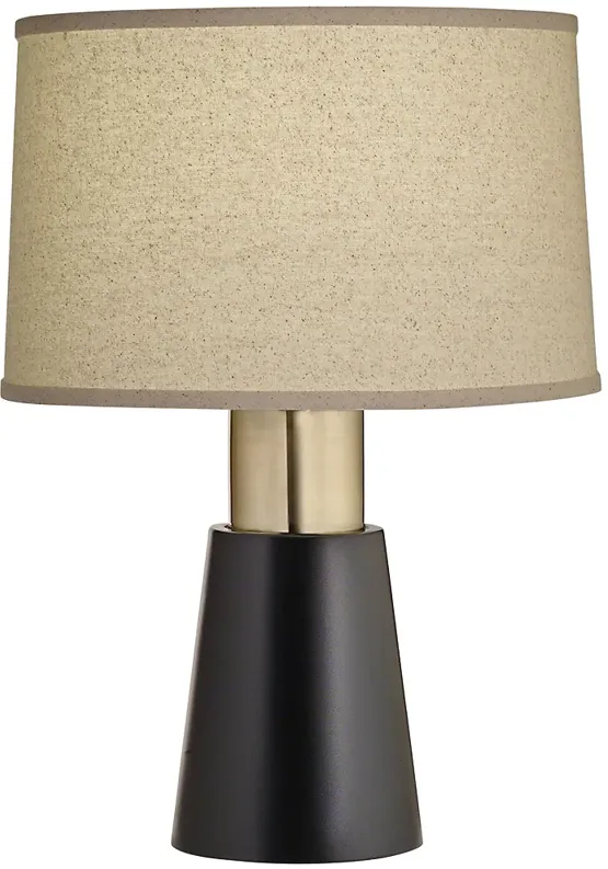 Stiffel Carson Converse 21" High Bombay Shade Black Modern Table Lamp