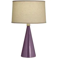 Stiffel Carson 24 1/2" Converse Lavender Shadow Table Lamp