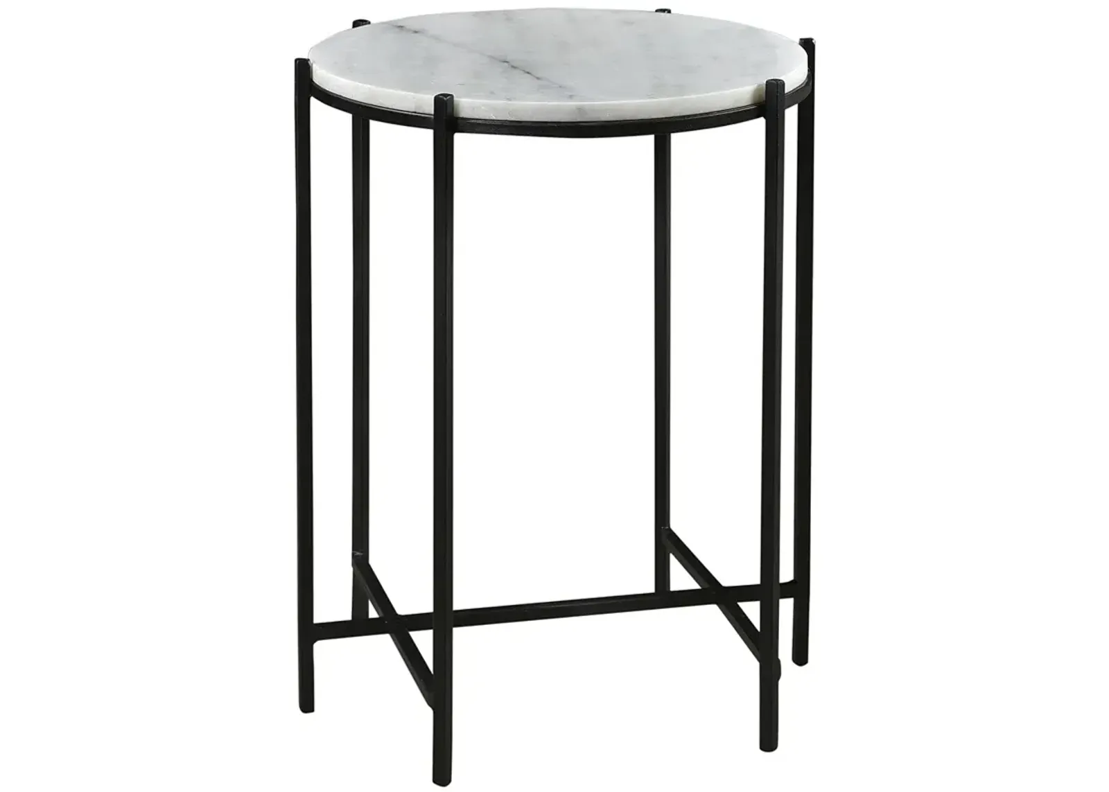 Crestview Collection Bengal Manor Iron and Marble Accent Table