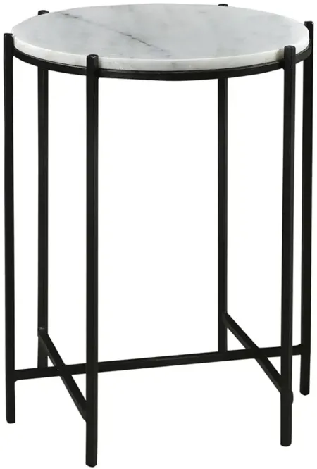 Crestview Collection Bengal Manor Iron and Marble Accent Table