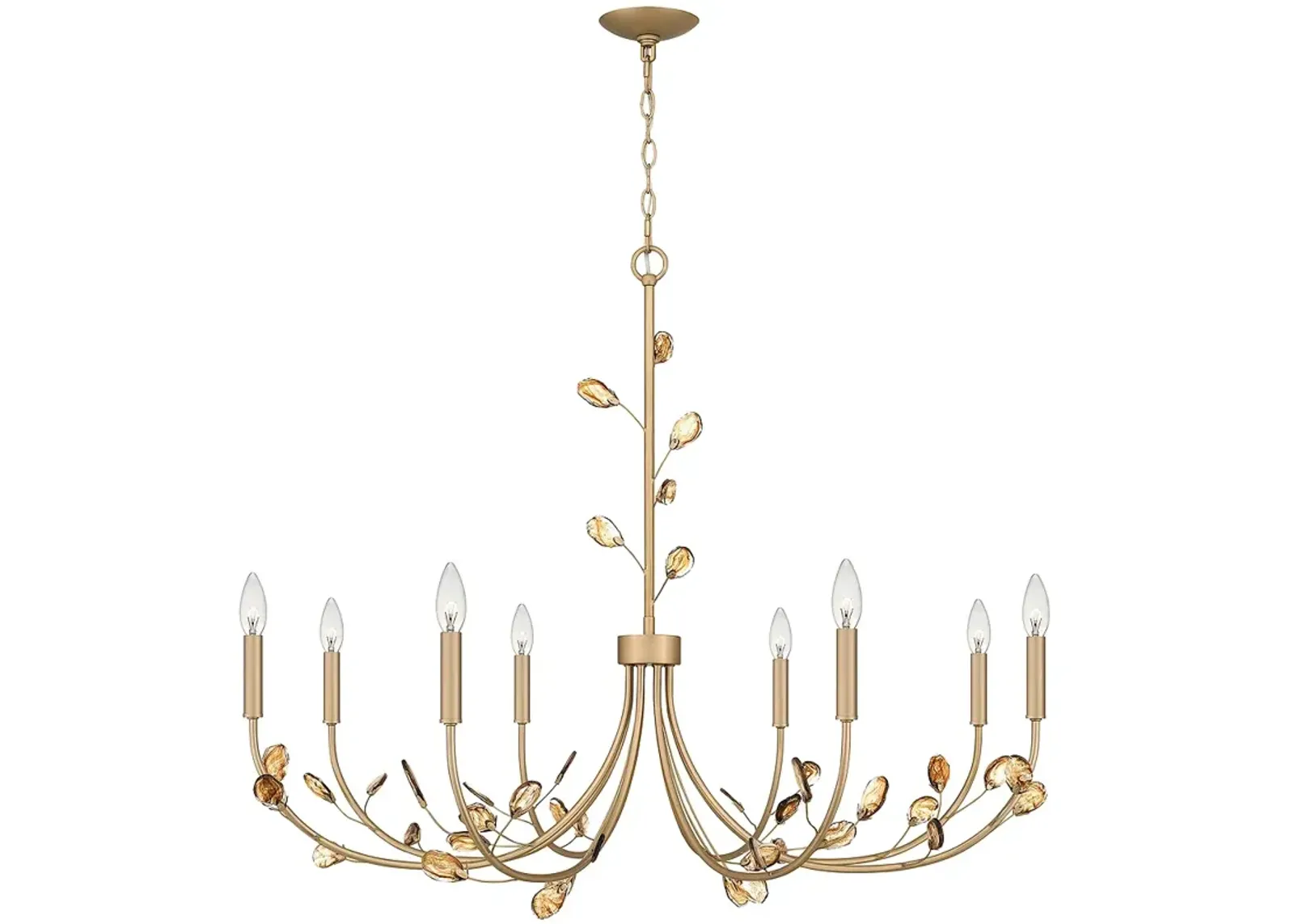 Heiress 8-Light Bronze Gold Chandelier