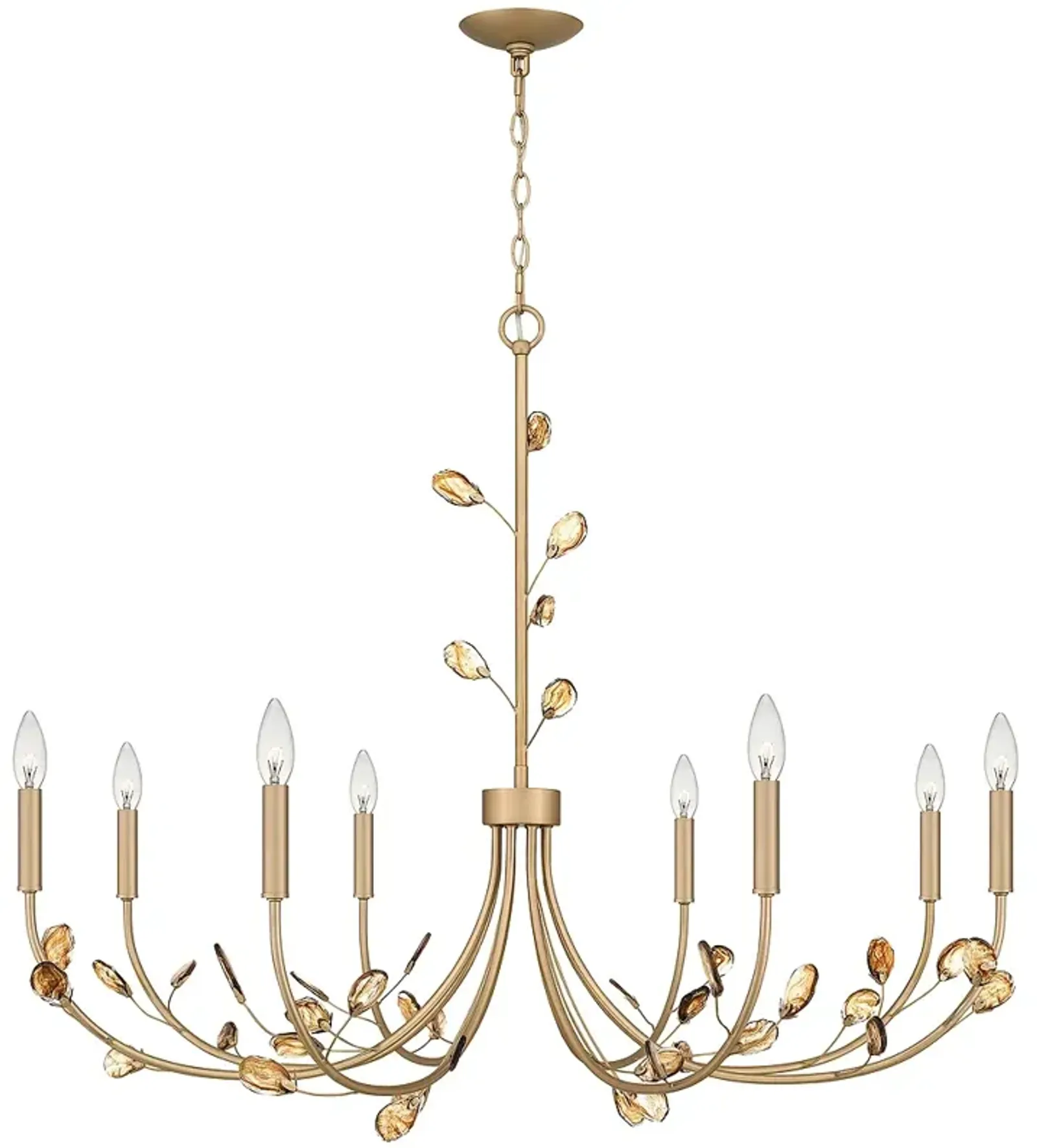 Heiress 8-Light Bronze Gold Chandelier