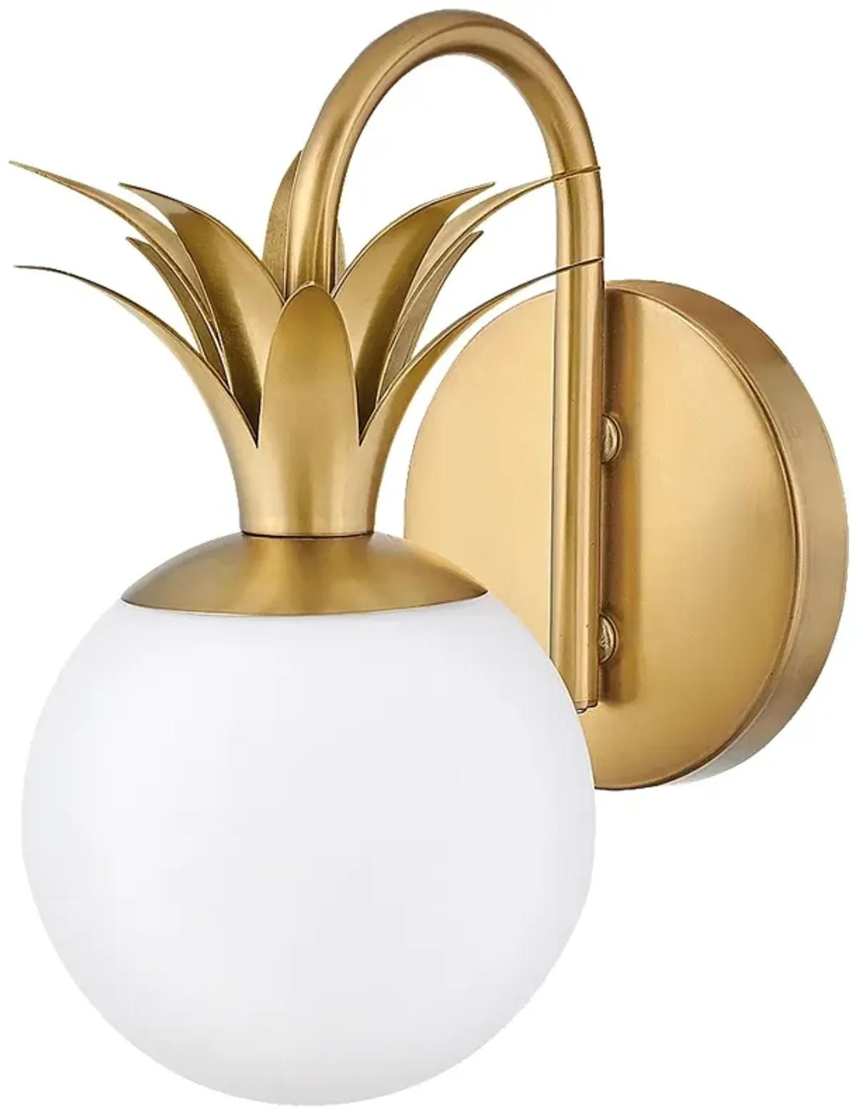 Hinkley Palma 10 1/2" High Heritage Brass Wall Sconce