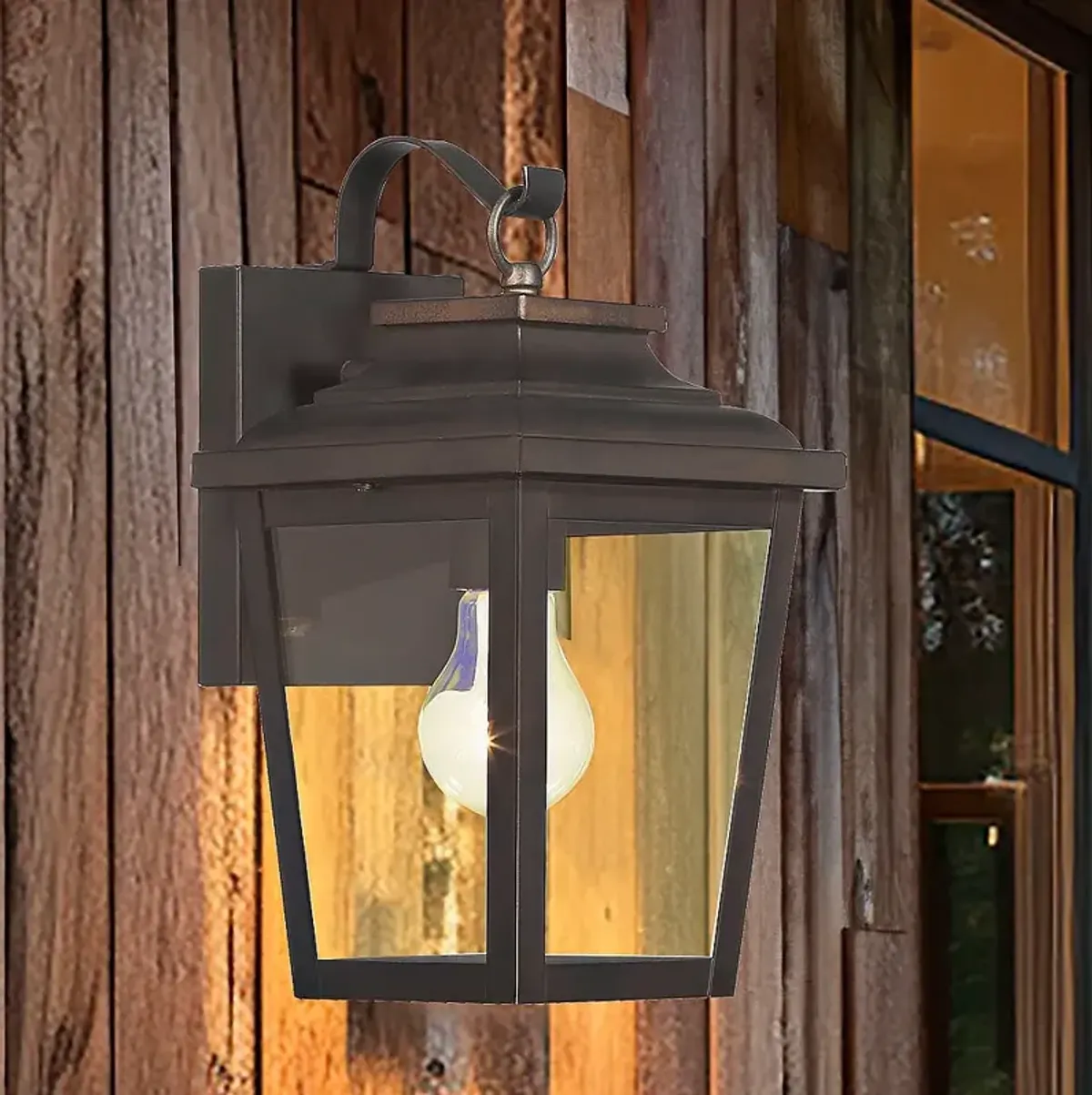 Minka Irvington Manor 12" High Chelesa Bronze Outdoor Wall Light