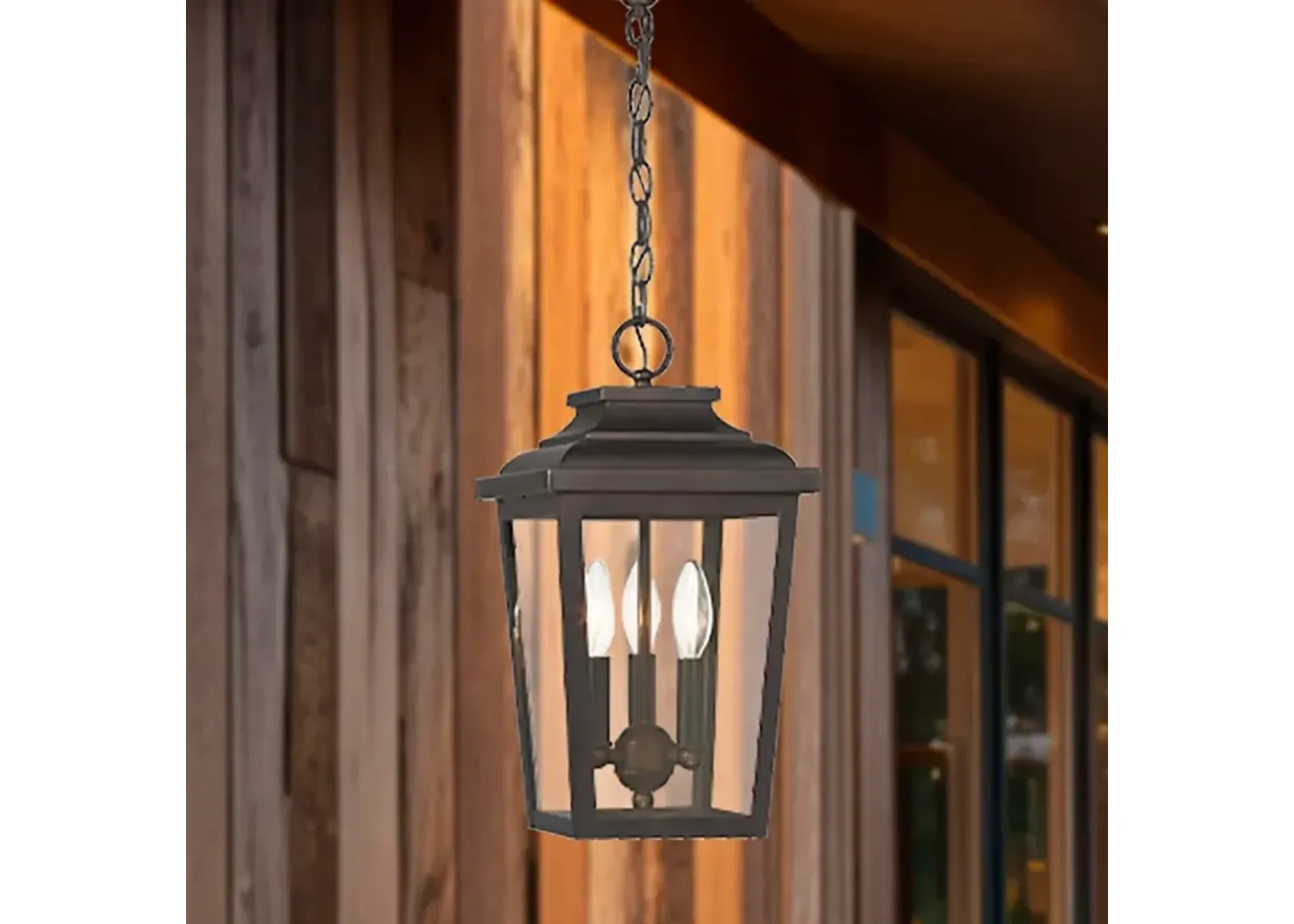 Irvington Manor 15 1/2" High Bronze Outdoor Hanging Light