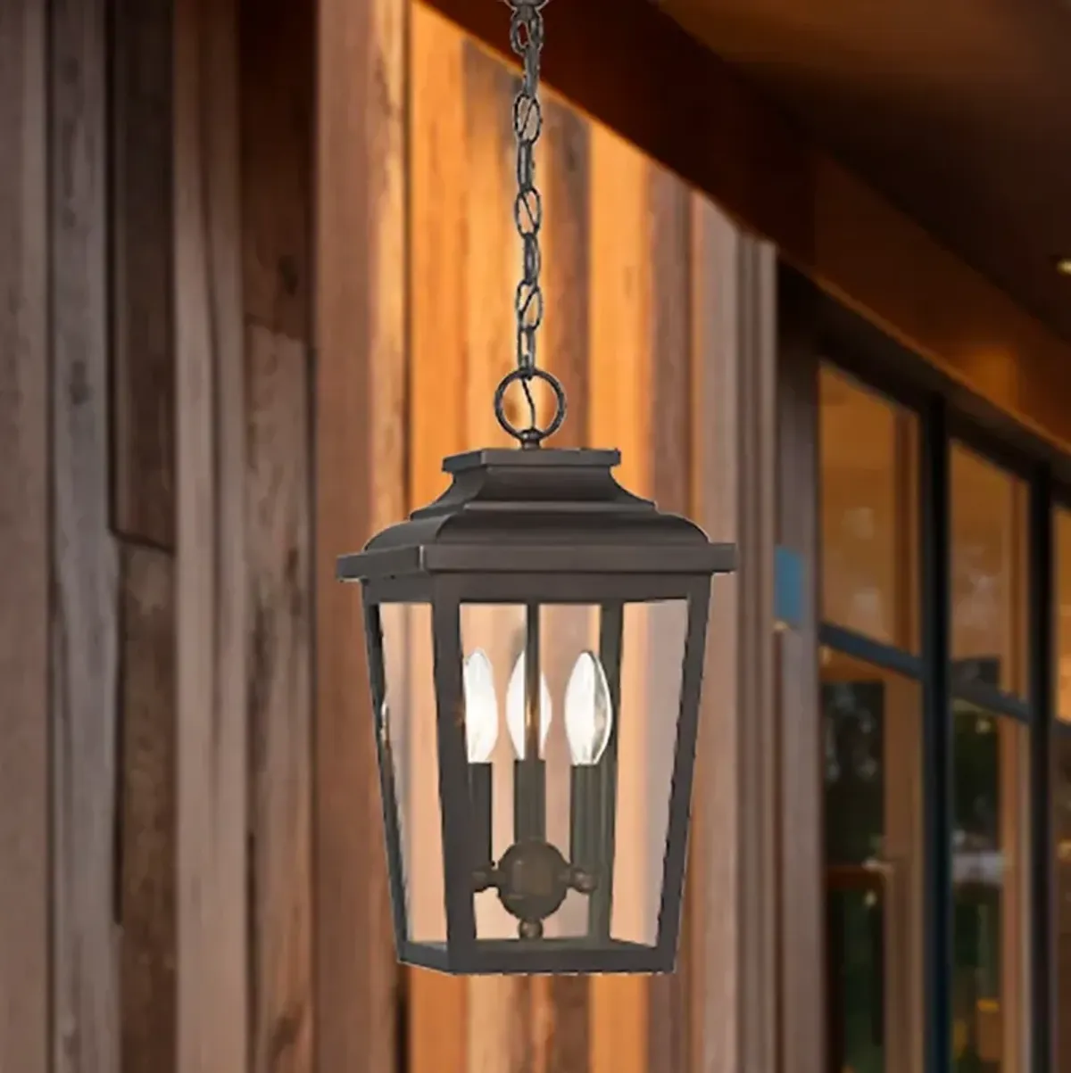 Irvington Manor 15 1/2" High Bronze Outdoor Hanging Light