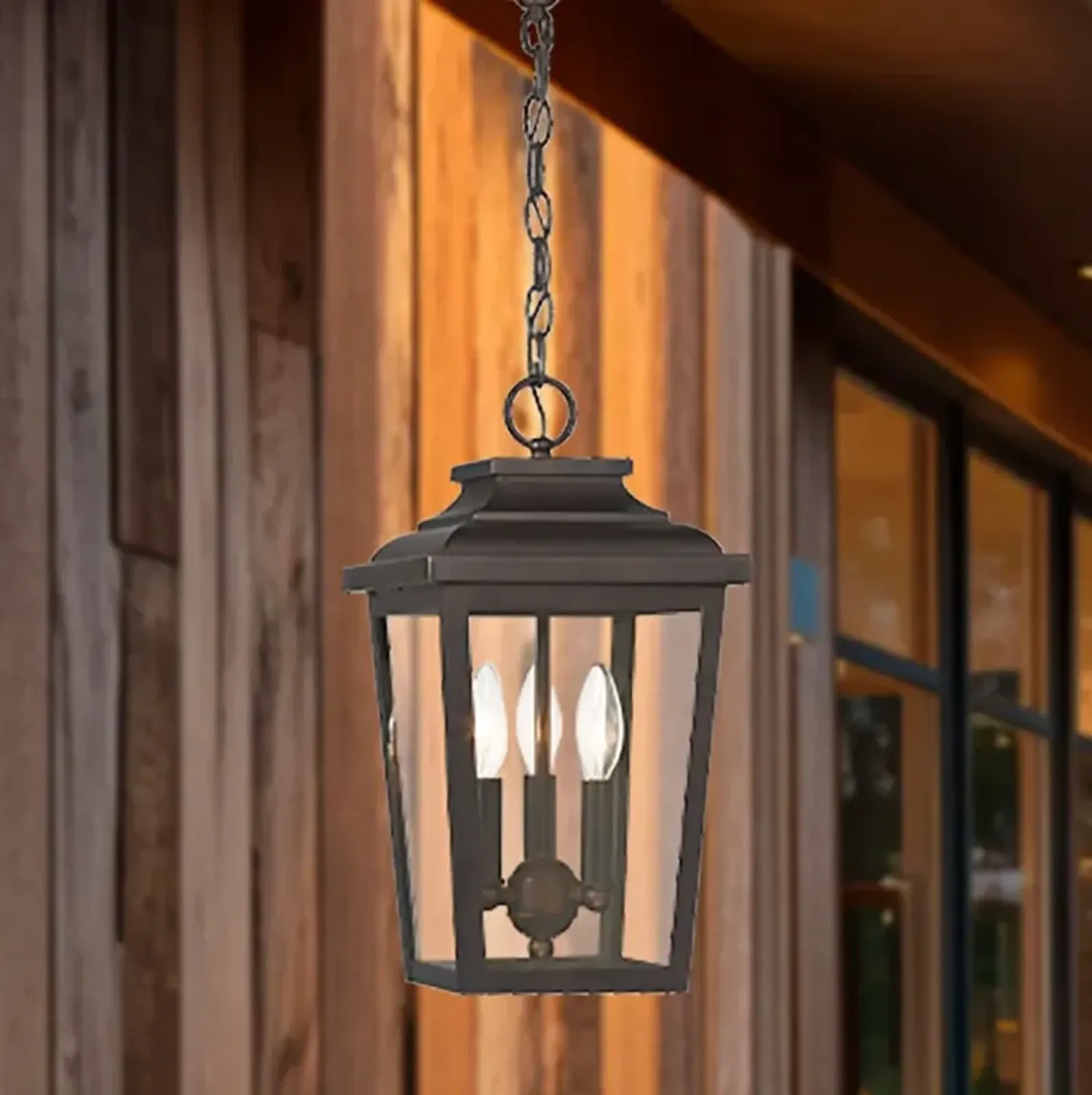 Irvington Manor 15 1/2" High Bronze Outdoor Hanging Light