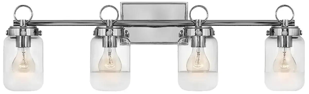 Penley 30" Wide Nickel Bath Light by Hinkley Lighting