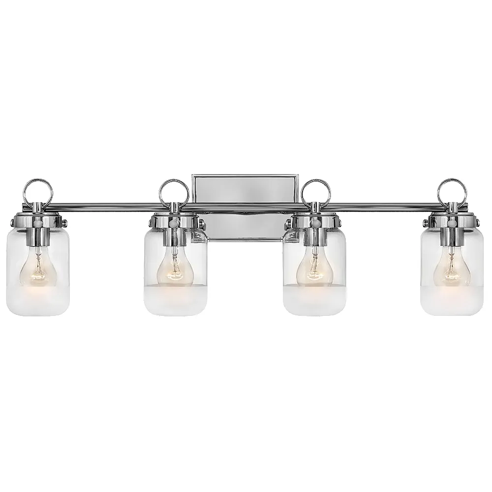 Penley 30" Wide Nickel Bath Light by Hinkley Lighting