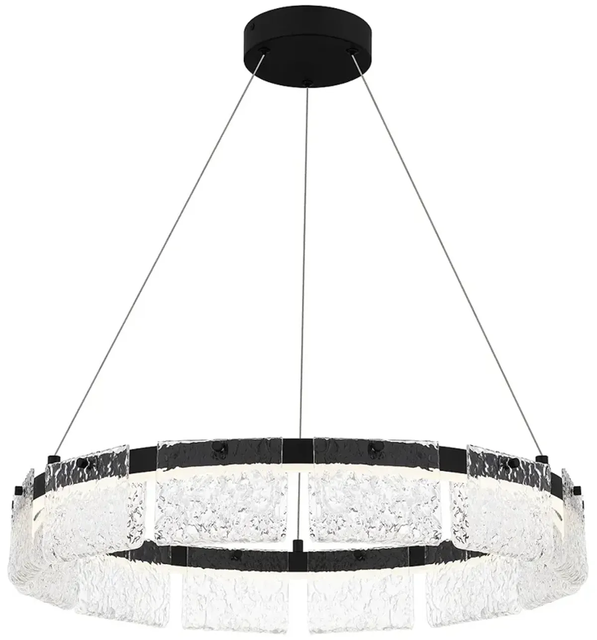 Alice Integrated LED Matte Black Pendant Light