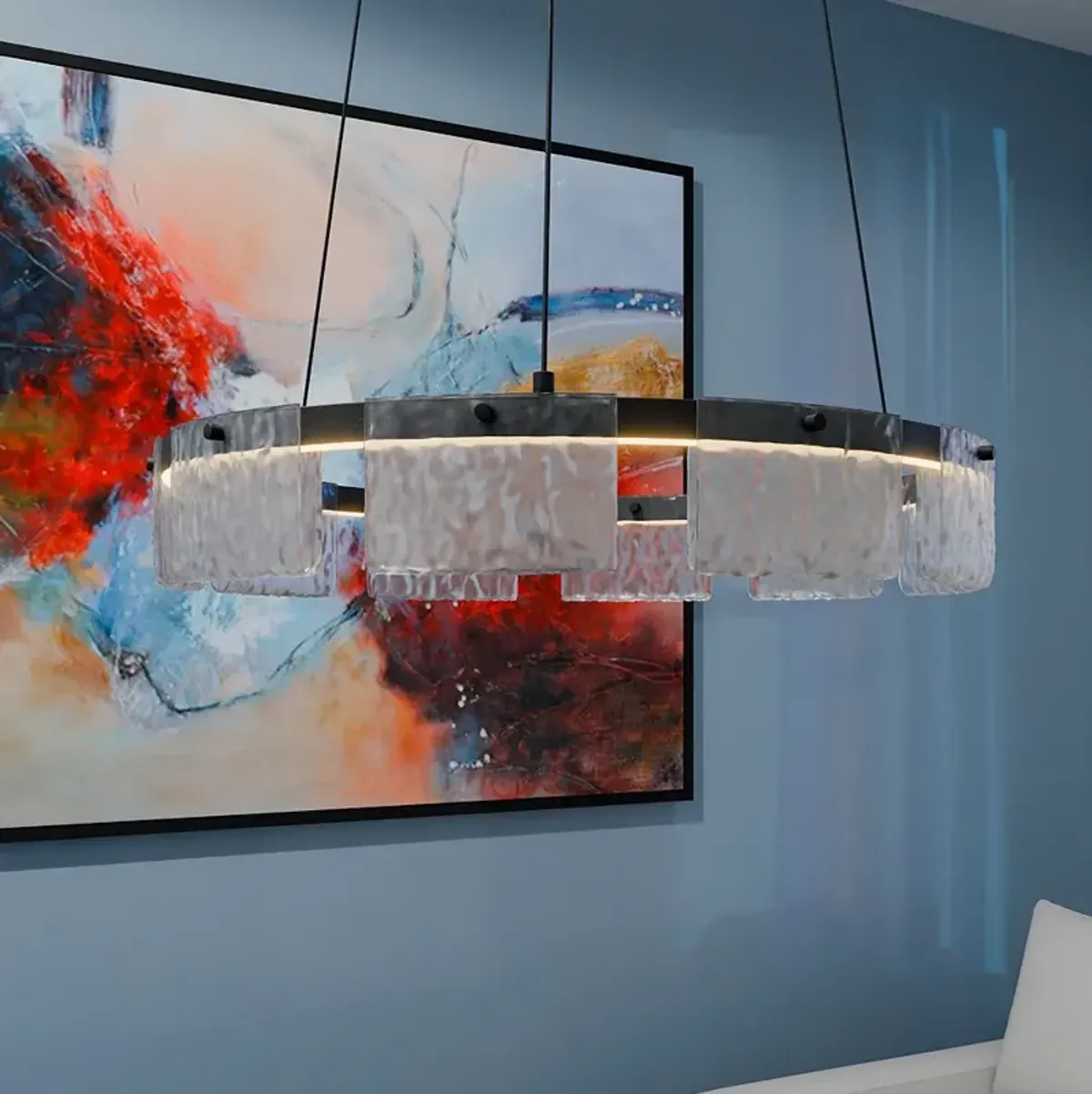 Alice Integrated LED Matte Black Pendant Light