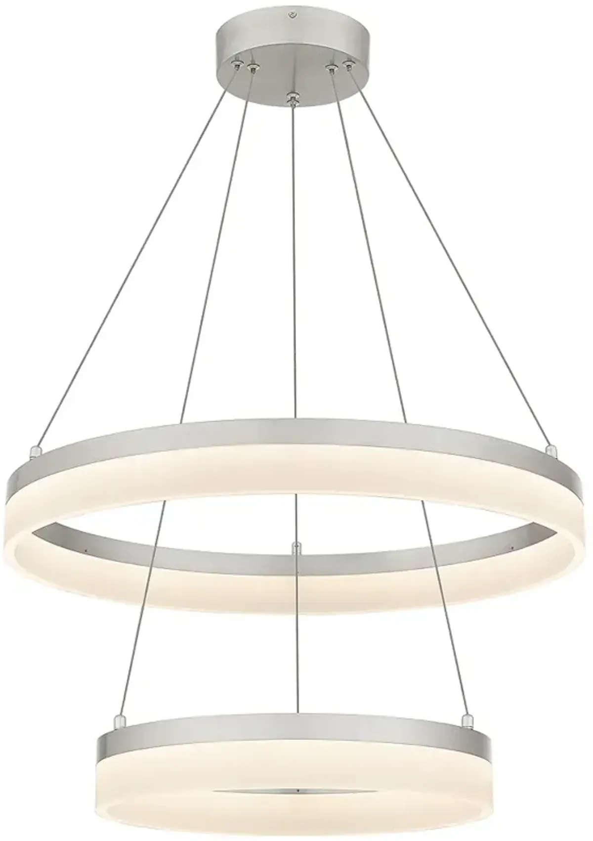 Cohen Integrated LED Brushed Nickel Pendant Light