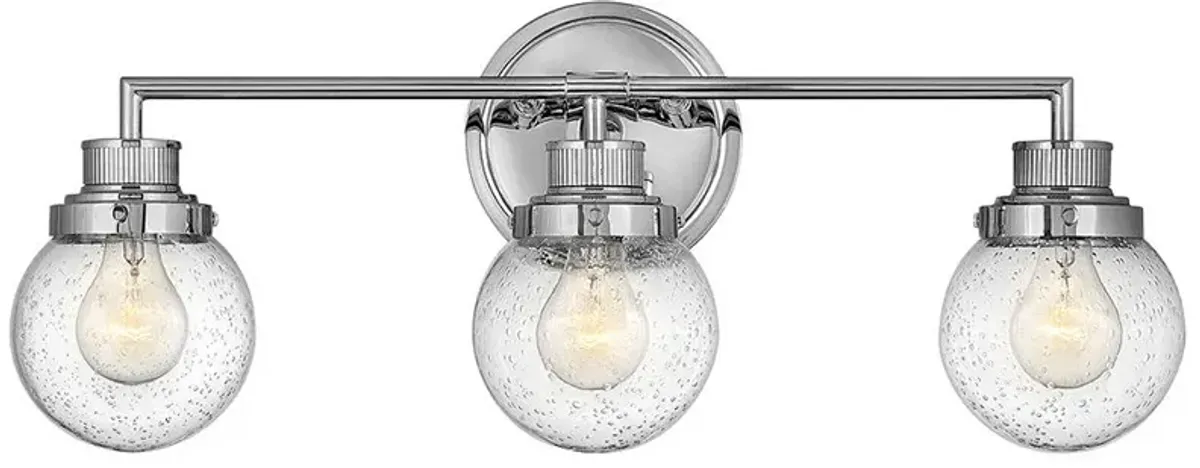 Poppy 24 1/4" Wide Chrome Bath Light by Hinkley Lighting