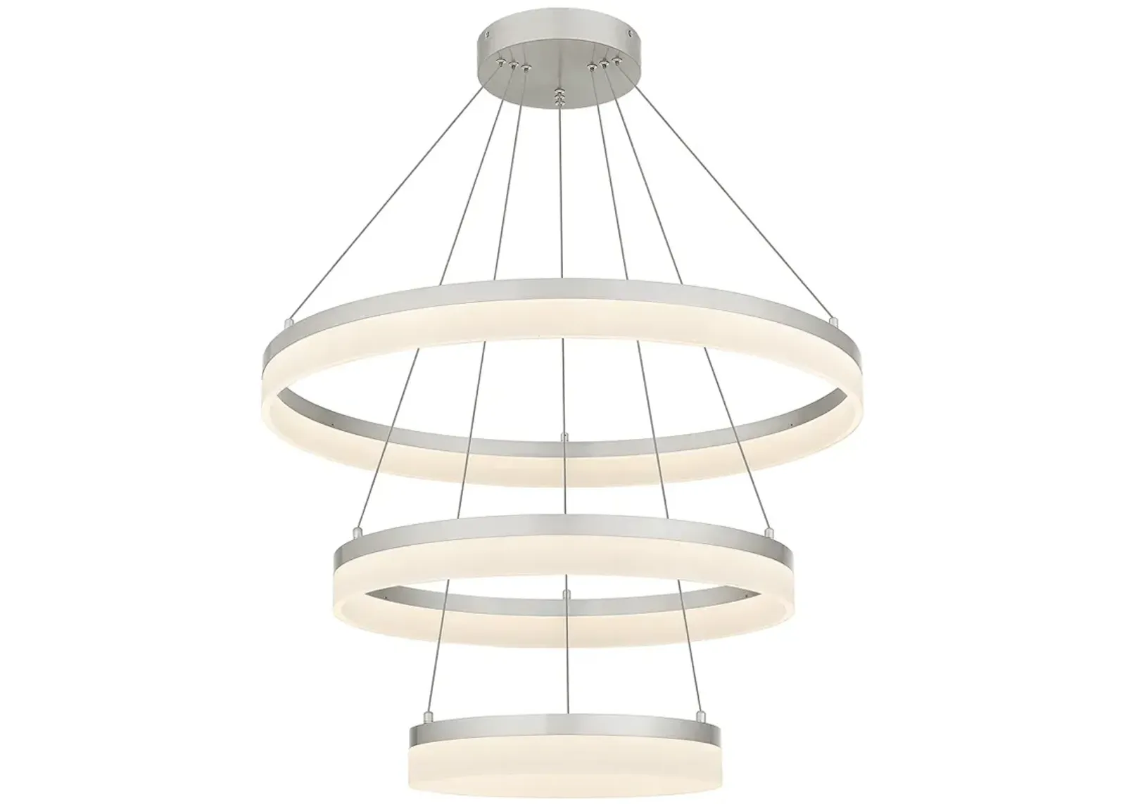 Cohen Integrated LED Brushed Nickel Pendant Light