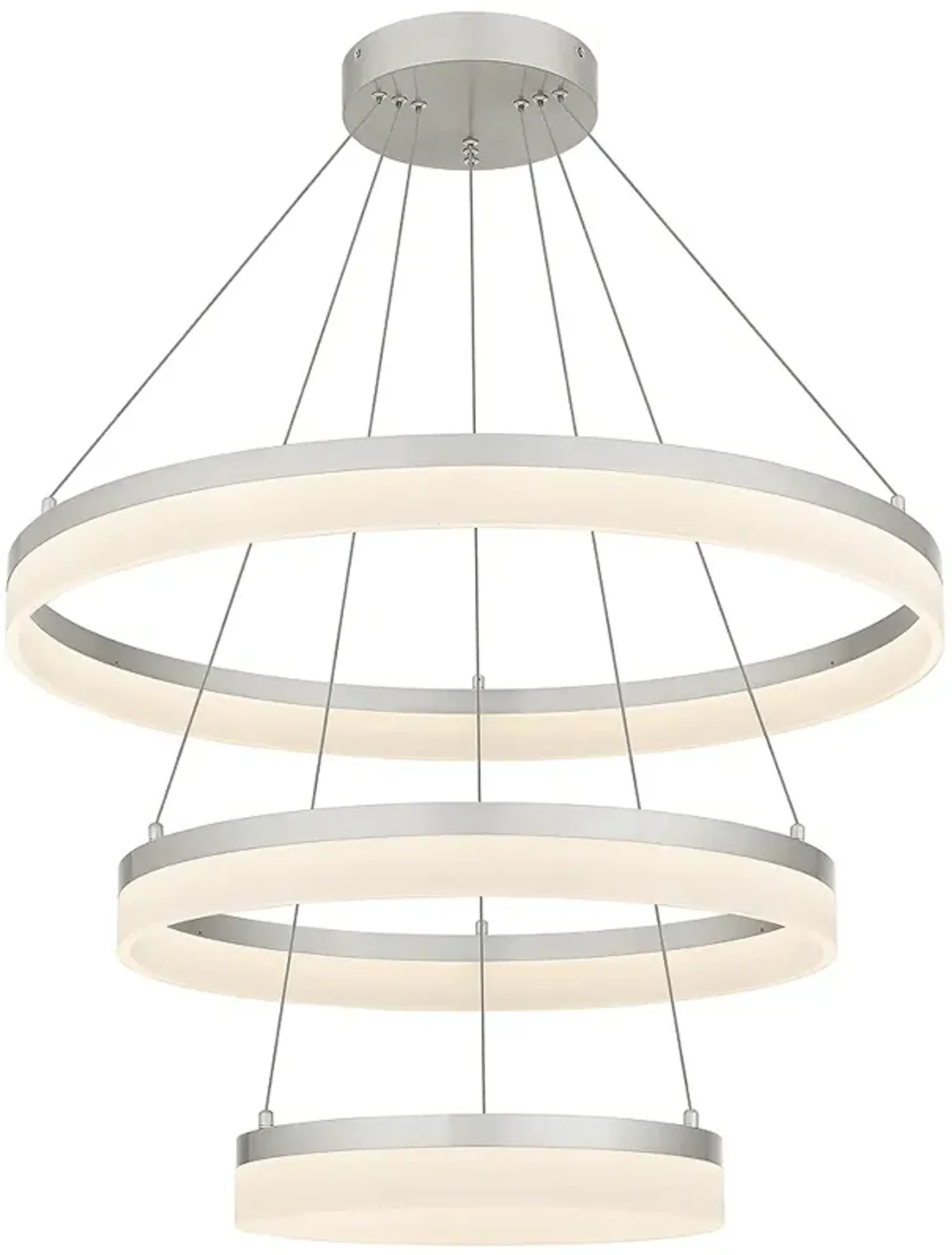 Cohen Integrated LED Brushed Nickel Pendant Light