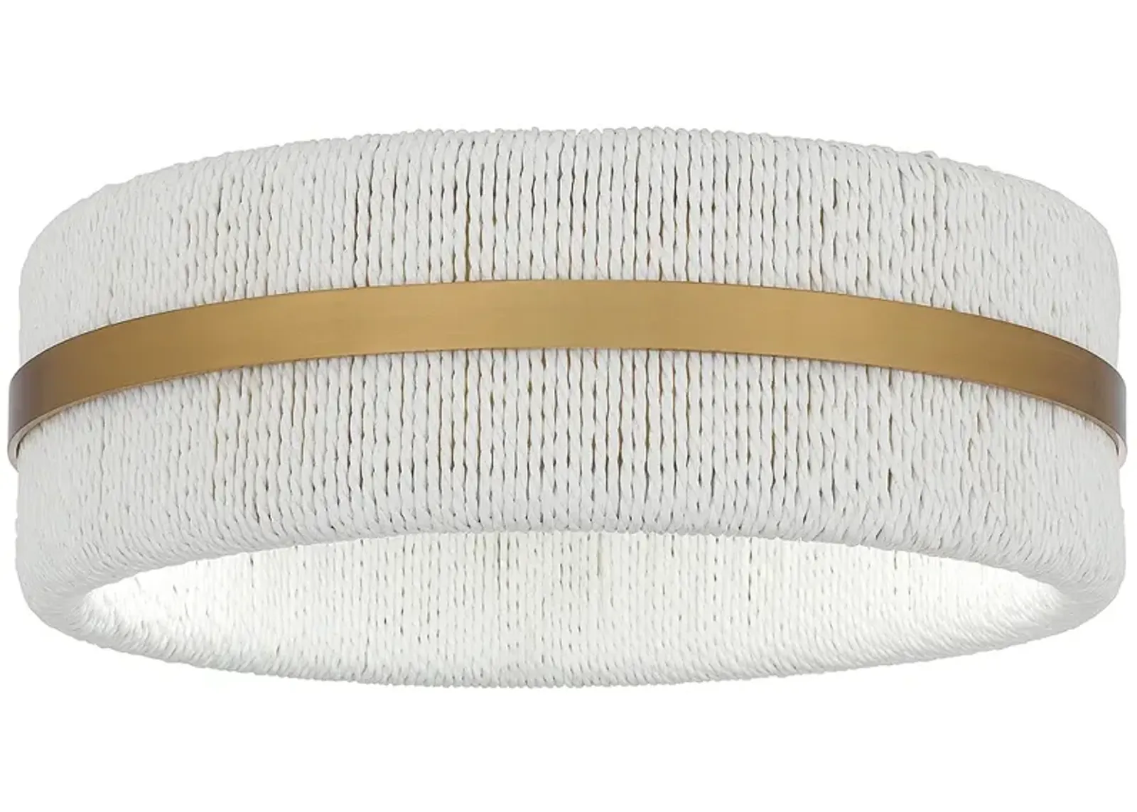 Maeve 2-Light Brushed Gold Flush Mount