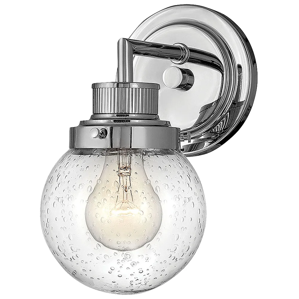 Poppy 9 1/2" High Chrome Wall Sconce by Hinkley Lighting